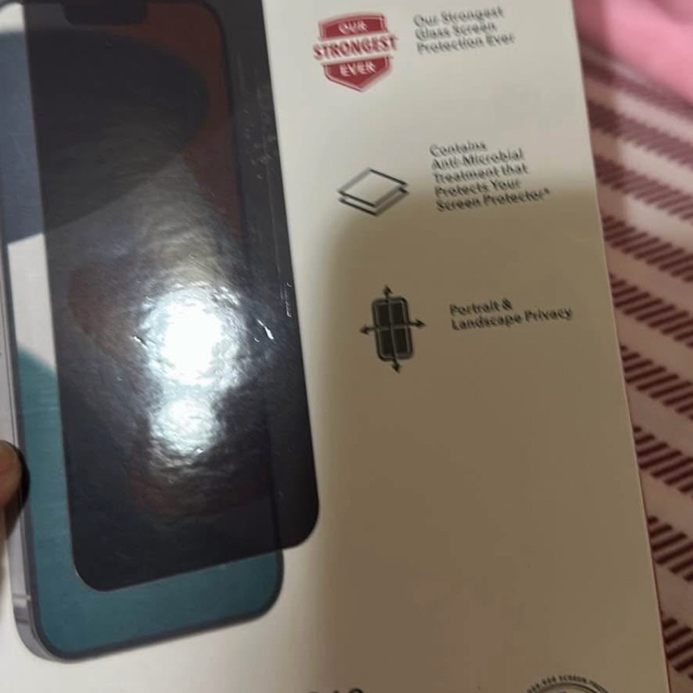 Ultimate Privacy Screen Protector for Smartphones - Black